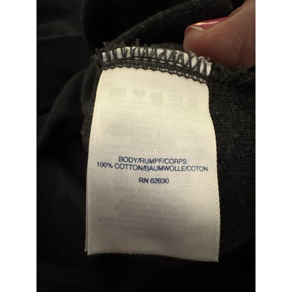 Lands End Sweater Mens Large 3XLT dark Grey Knit Pullover 1/4 Zip - Picture 10 of 11